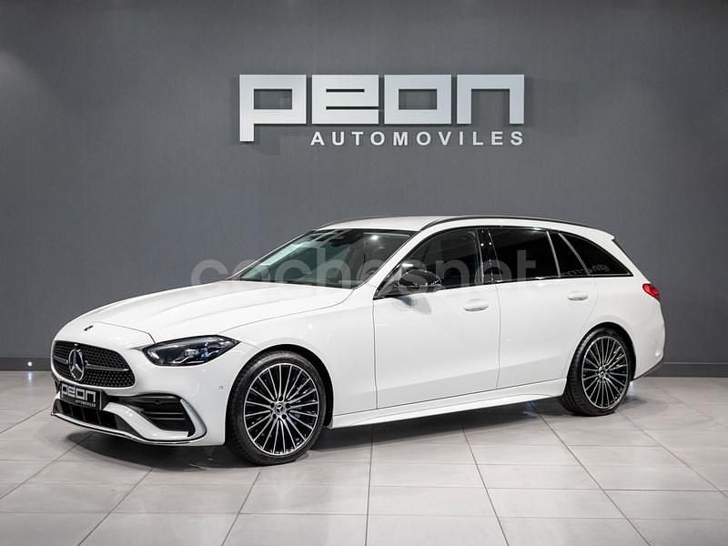 Blanco Usado 2022 Mercedes C220 Familiar | 39.950 € (Un poco caro) - Imagen 1/4