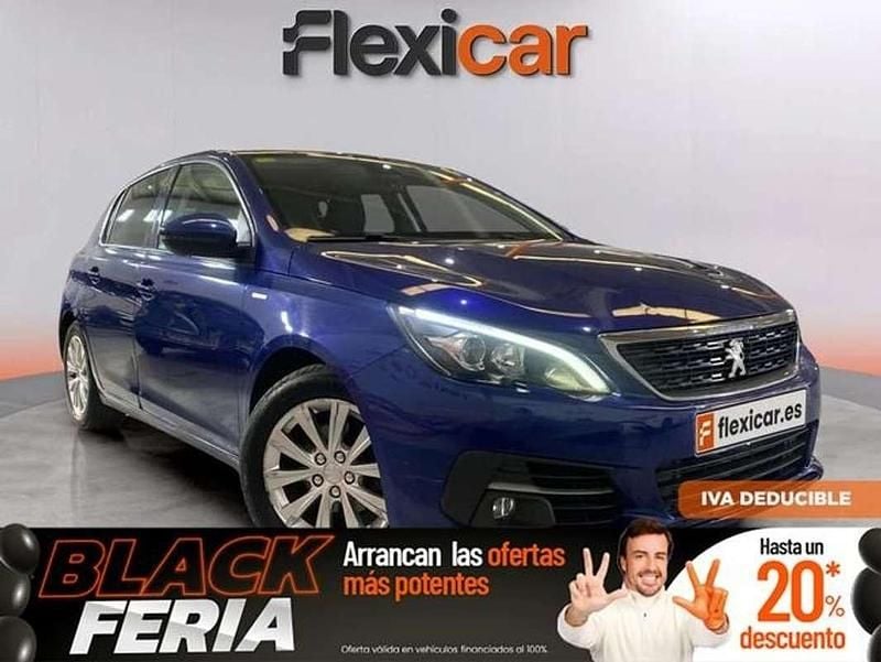 Azul Usado 2020 Peugeot 308 SW Allure Familiar | 8990 € (Super precio) - Imagen 1/4