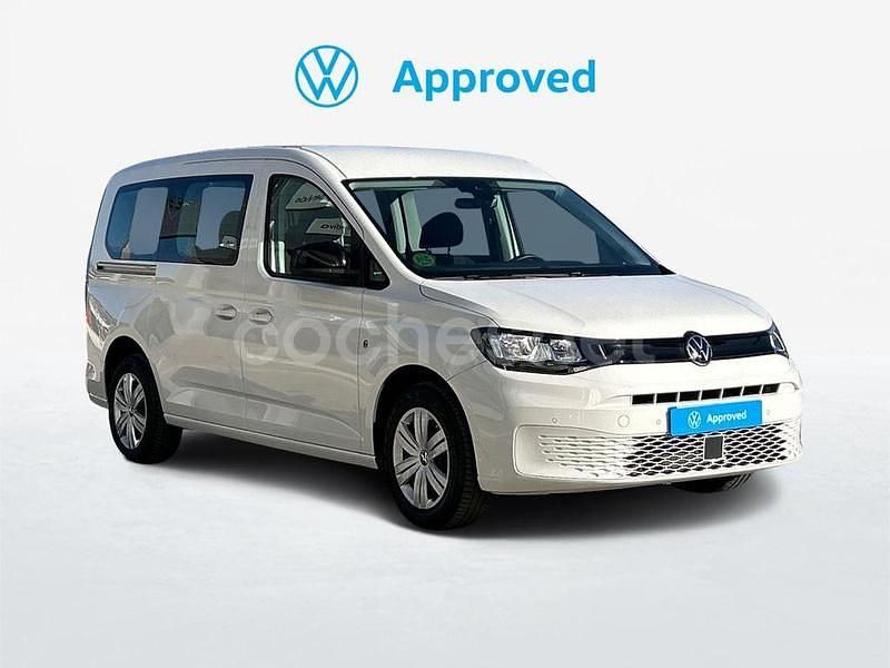 Blanco Usado 2024 VW Caddy Maxi Monovolumen | 29.900 € (Un poco caro) - Imagen 1/4