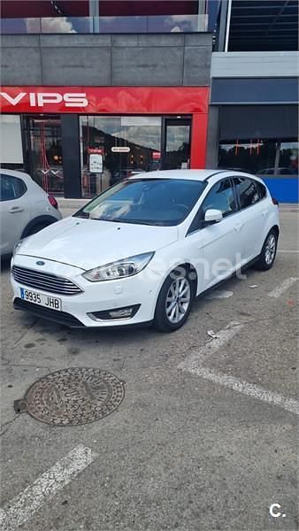 Blanco Usado 2015 Ford Focus Trend Berlina | 8600 € (Buen precio) - Imagen 1/4