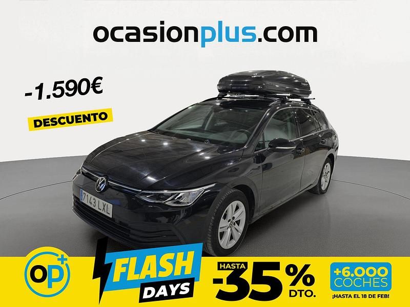 Usado VW Golf VIII Life 115 CV (84 kW) 2021 Negro Familiar