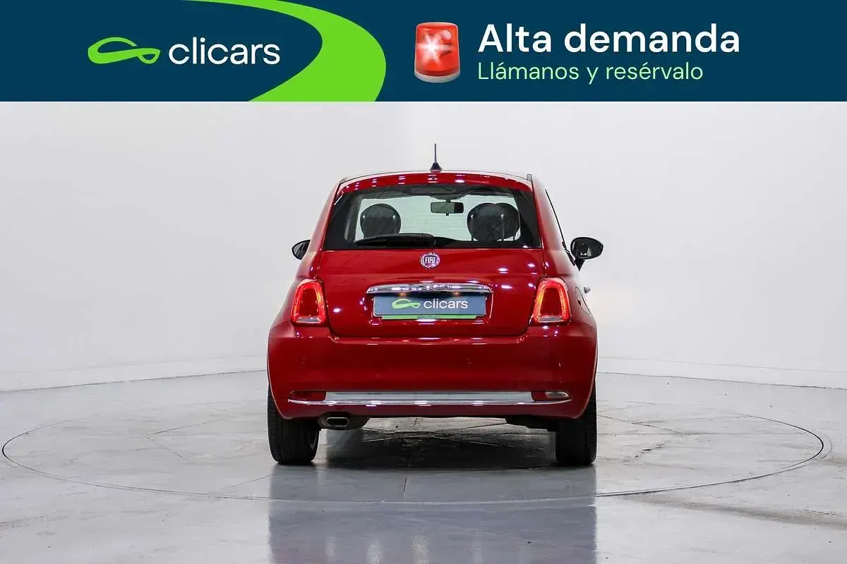Usado Fiat 500 Lounge 69 CV (50 kW) 2016 Rojo Utilitario