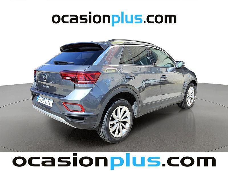 Usado VW T-Roc Life 150 CV (110 kW) 2022 Gris SUV