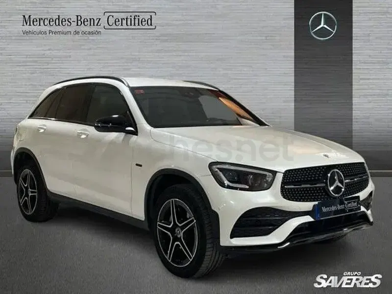 Usado Mercedes GLC300e 306 CV (225 kW) 2021 Blanco SUV
