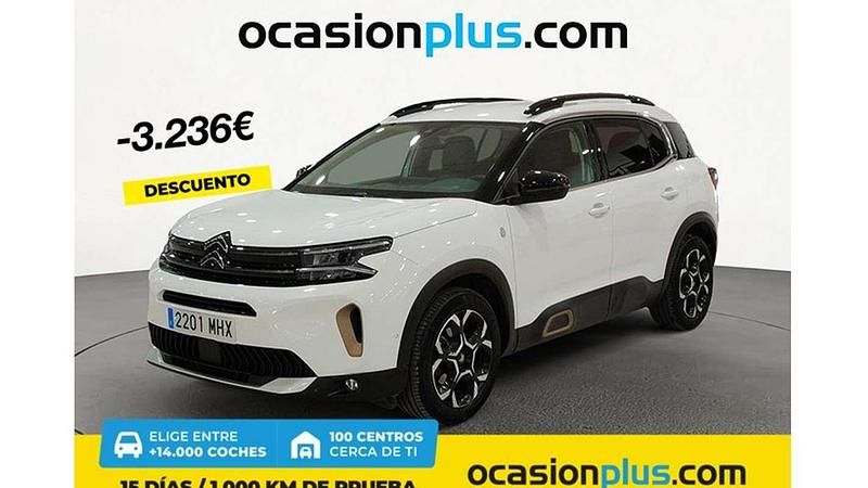 Blanco Usado 2023 Citroën C5 Aircross PureTech SUV | 17.864 € (Super precio) - Imagen 1/4