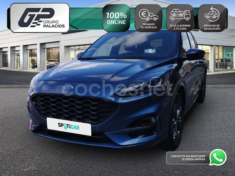 Azul Usado 2022 Ford Kuga ST-Line SUV | 21.295 € (Precio justo) - Imagen 1/4