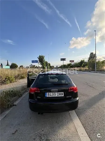 Usado Audi A3 Ambiente 140 CV (102 kW) 2005 Negro Utilitario