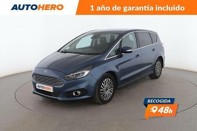 Azul Usado 2019 Ford S-MAX Titanium Monovolumen | 21.399 € (Caro) - Imagen 1/3