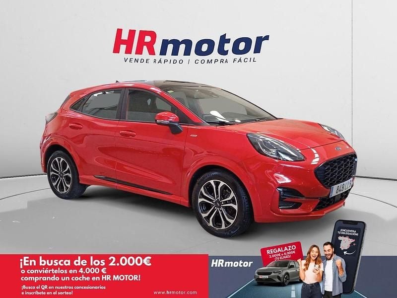 Rojo Usado 2020 Ford Puma Gen-E ST-Line SUV | 15.240 € (Precio justo) - Imagen 1/4