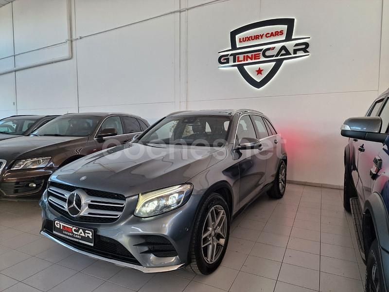 Usado Mercedes GLC220 AMG line 170 CV (125 kW) 2016 Gris / plata SUV