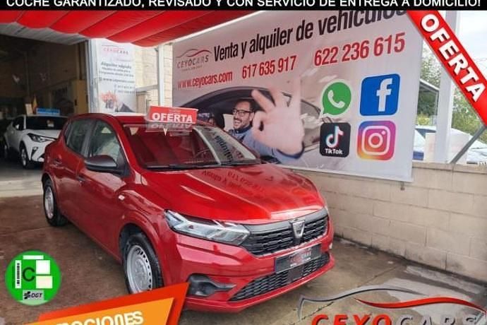 Rojo Usado 2021 Dacia Sandero Acces Utilitario | 8990 € (Super precio) - Imagen 1/3
