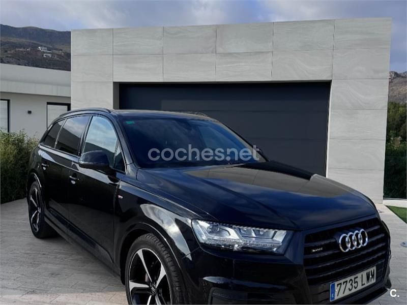 Usado Audi Q7 S-Line 272 CV (200 kW) 2017 Negro SUV