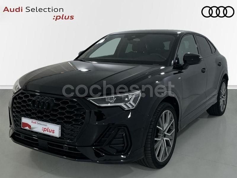 Negro Usado 2024 Audi Q3 Sportback Ambiente SUV | 43.500 € (Un poco caro) - Imagen 1/3
