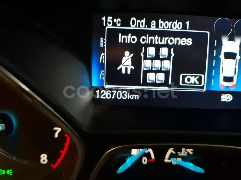 Usado Ford Grand C-Max Titanium 125 CV (91 kW) 2017 Blanco Monovolumen