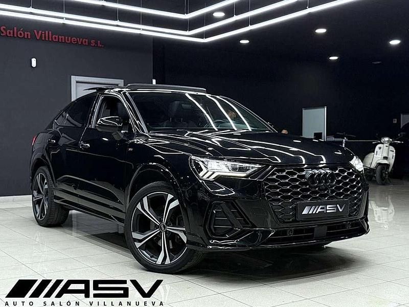 Negro Usado 2021 Audi Q3 Sportback S-Line SUV | 38.900 € - Imagen 1/4