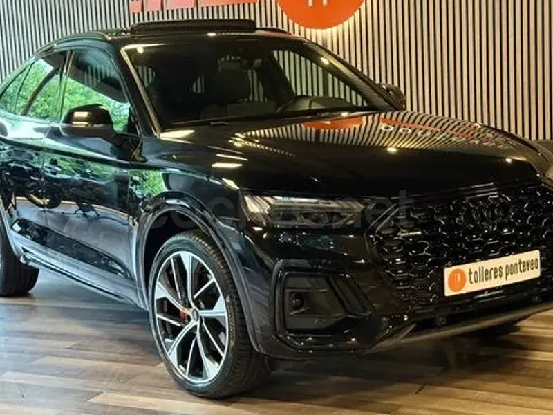 Usado Audi Q5 Sportback S-Line 204 CV (150 kW) 2022 Negro SUV