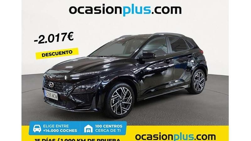 Negro Usado 2022 Hyundai Kona N Line SUV | 19.355 € (Precio justo) - Imagen 1/4