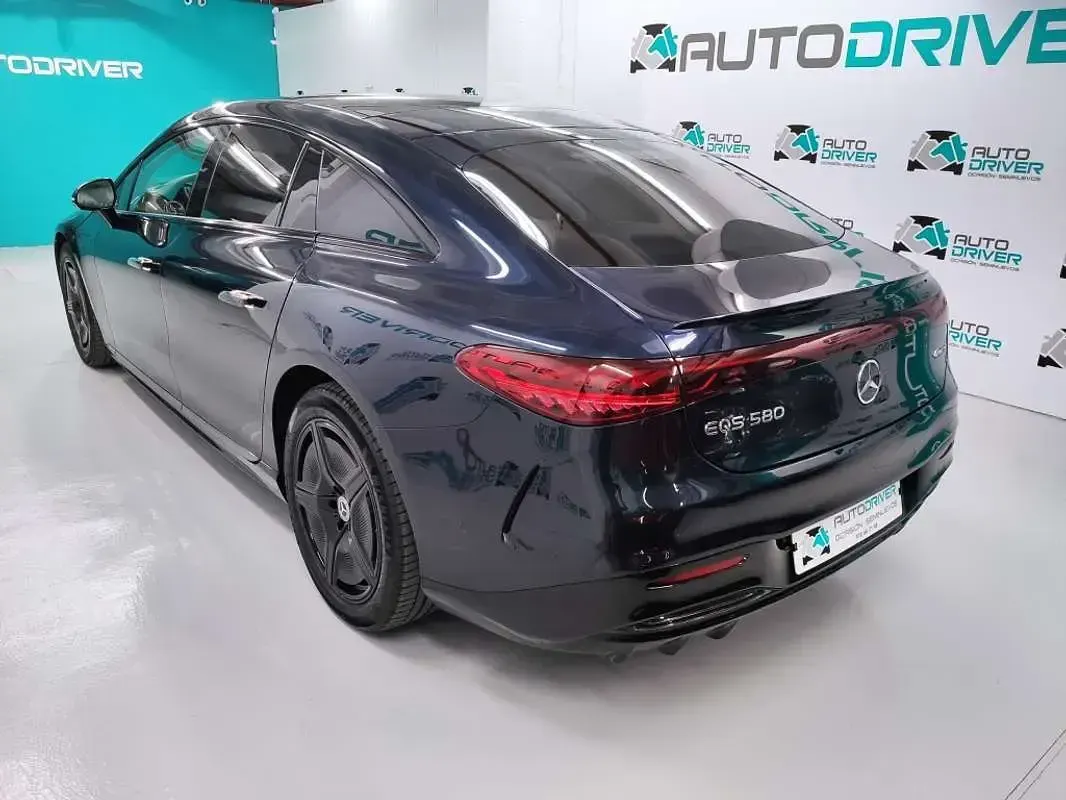 Usado Mercedes EQS580 384 kW (523 CV) 2022 Azul Berlina