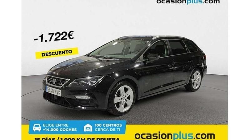 Negro Usado 2019 Seat Leon ST FR Familiar | 17.228 € (Precio justo) - Imagen 1/4