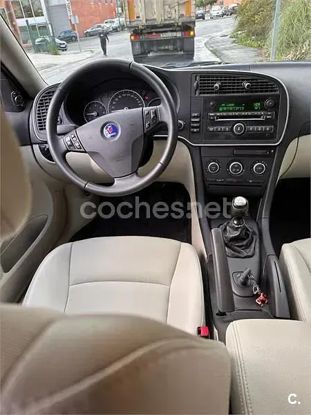 Usado Saab 9-3 Linear 150 CV (110 kW) 2006 Negro Utilitario