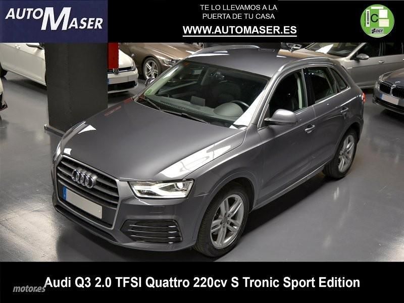 Gris Usado 2018 Audi Q3 Sport SUV | 25.500 € (Precio justo) - Imagen 1/4