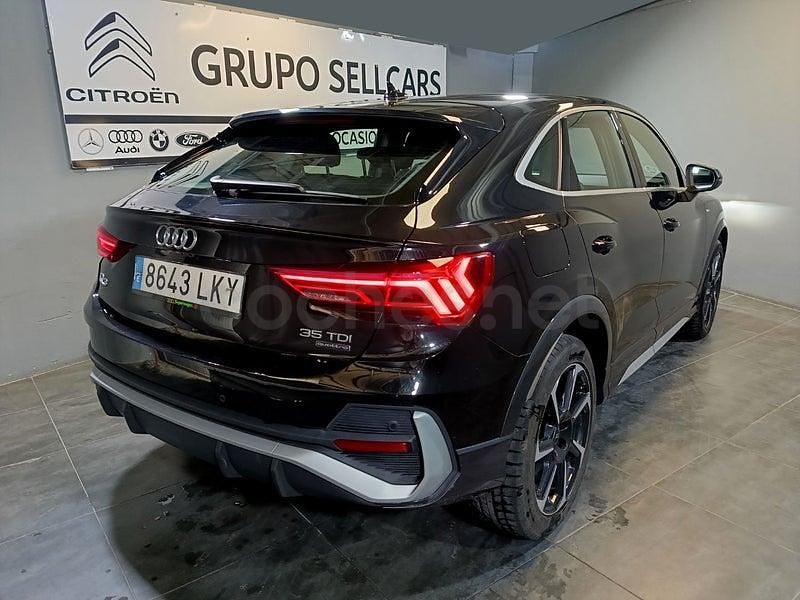 Usado Audi Q3 Sportback S-Line 150 CV (110 kW) 2020 Negro SUV