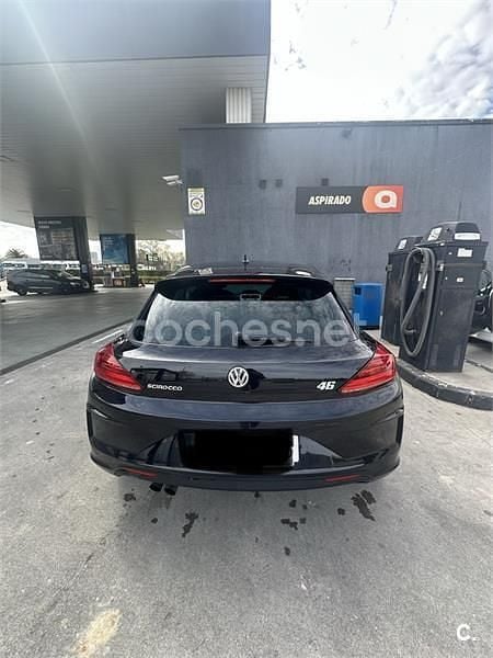 Usado VW Scirocco R-line 125 CV (91 kW) 2017 Negro Coupe