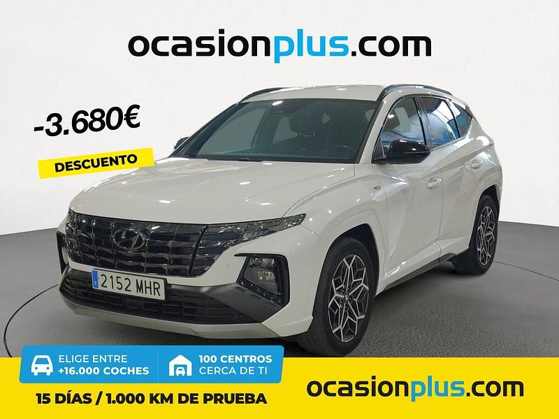 Blanco Usado 2023 Hyundai Tucson N Line SUV | 23.990 € (Caro) - Imagen 1/4