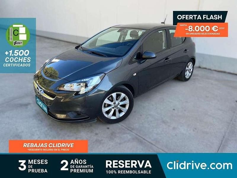 Gris Usado 2017 Opel Corsa Selective Berlina | 6790 € (Precio justo) - Imagen 1/4