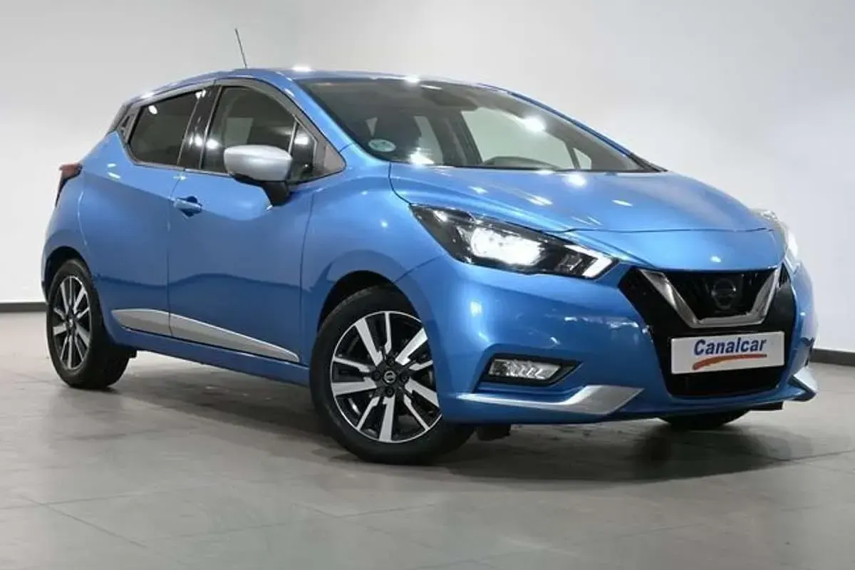 Usado Nissan Micra 92 CV (67 kW) 2021 Azul Utilitario