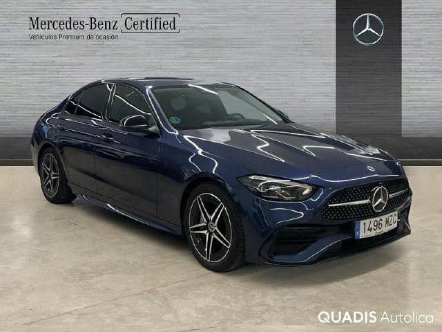 Usado Mercedes C200 AMG line 163 CV (119 kW) 2025 Azul sodalita