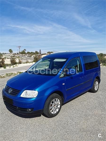 Usado VW Caddy Life 105 CV (77 kW) 2009 Azul Monovolumen