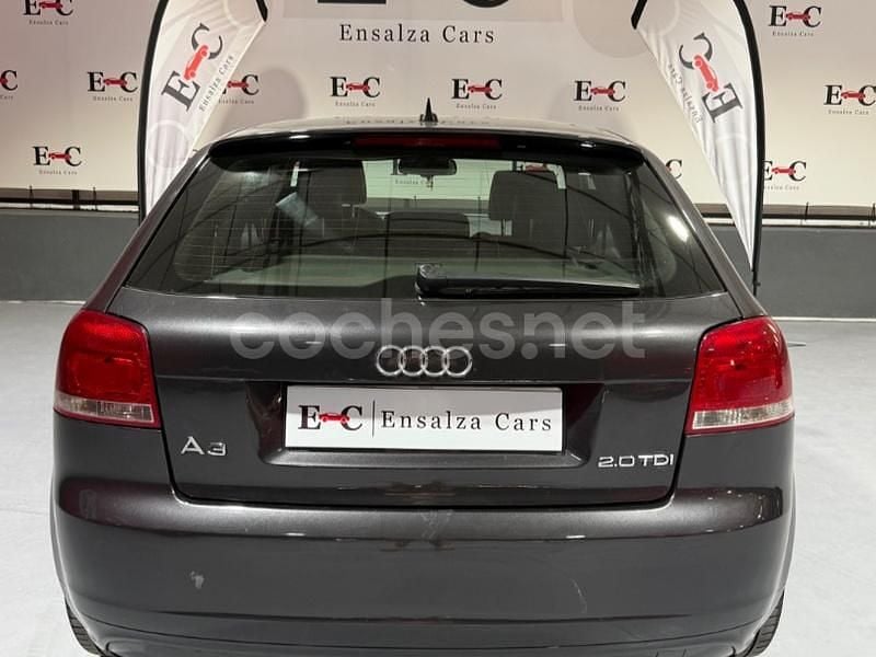 Usado Audi A3 S-Line 140 CV (102 kW) 2008 Negro Berlina