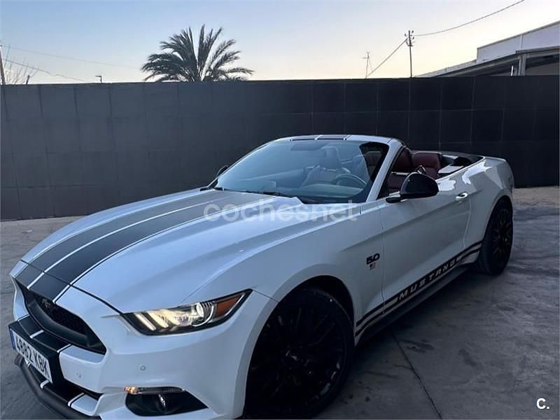 Blanco Usado 2017 Ford Mustang GT Descapotable | 36.900 € (Buen precio) - Imagen 1/4