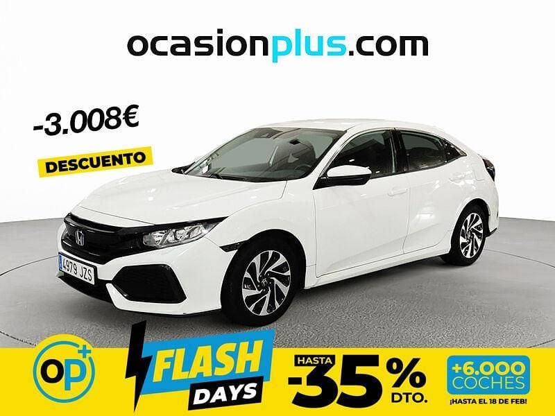 Usado Honda Civic Comfort 129 CV (94 kW) 2017 Blanco Berlina