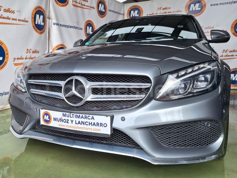 Usado Mercedes C300e 231 CV (169 kW) 2018 Gris / plata Familiar