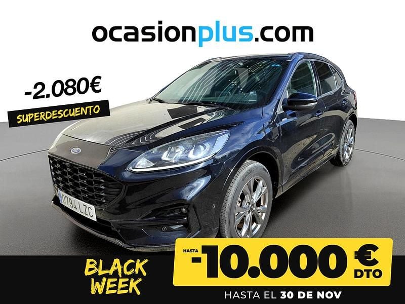 Negro Usado 2022 Ford Kuga ST-Line SUV | 22.890 € (Buen precio) - Imagen 1/4