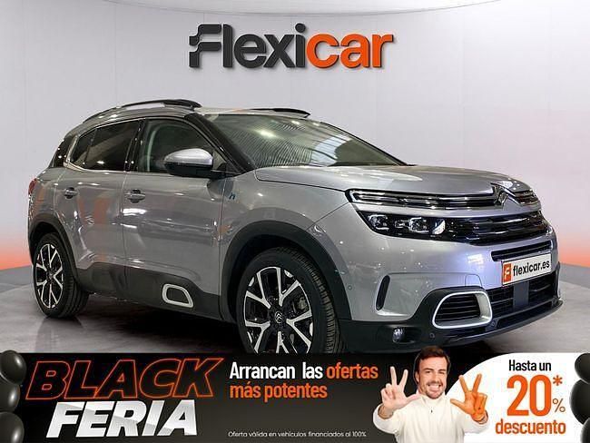 Gris Usado 2021 Citroën C5 Aircross Shine SUV | 18.790 € (Un poco caro) - Imagen 1/4