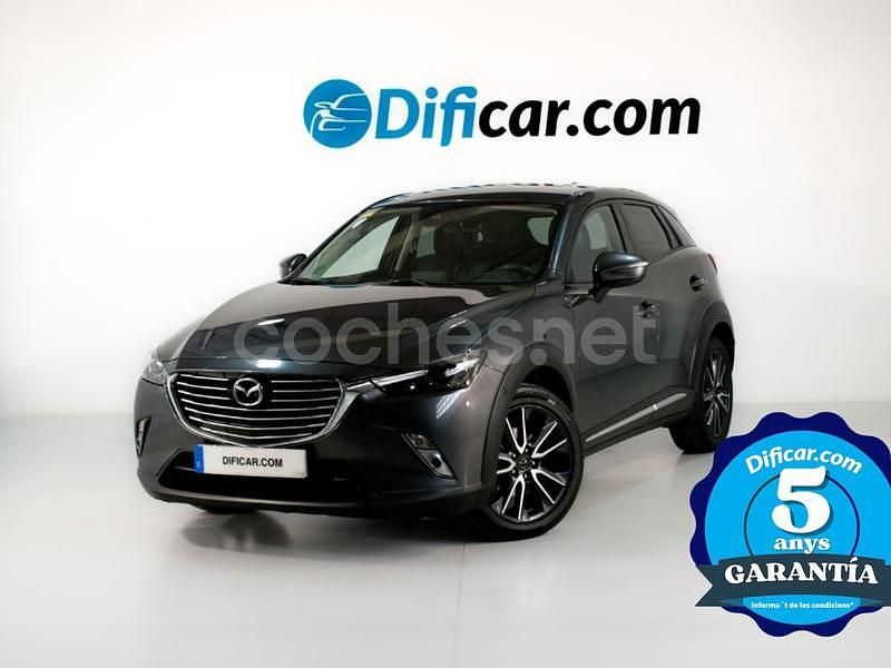 Gris / plata Usado 2018 Mazda CX-3 Luxury SUV | 17.990 € (Un poco caro) - Imagen 1/4
