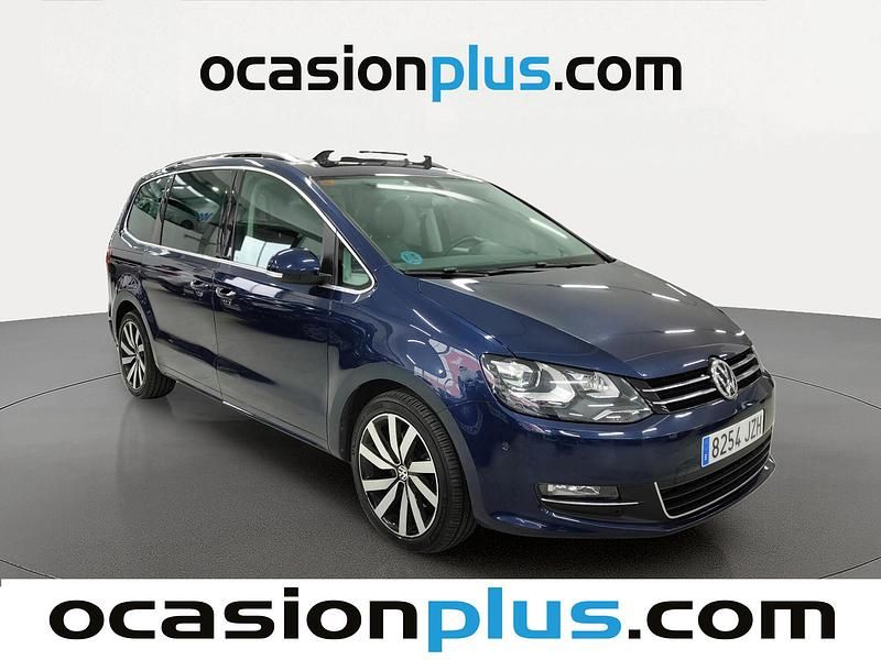 Usado VW Sharan Sportline 150 CV (110 kW) 2017 Azul Monovolumen