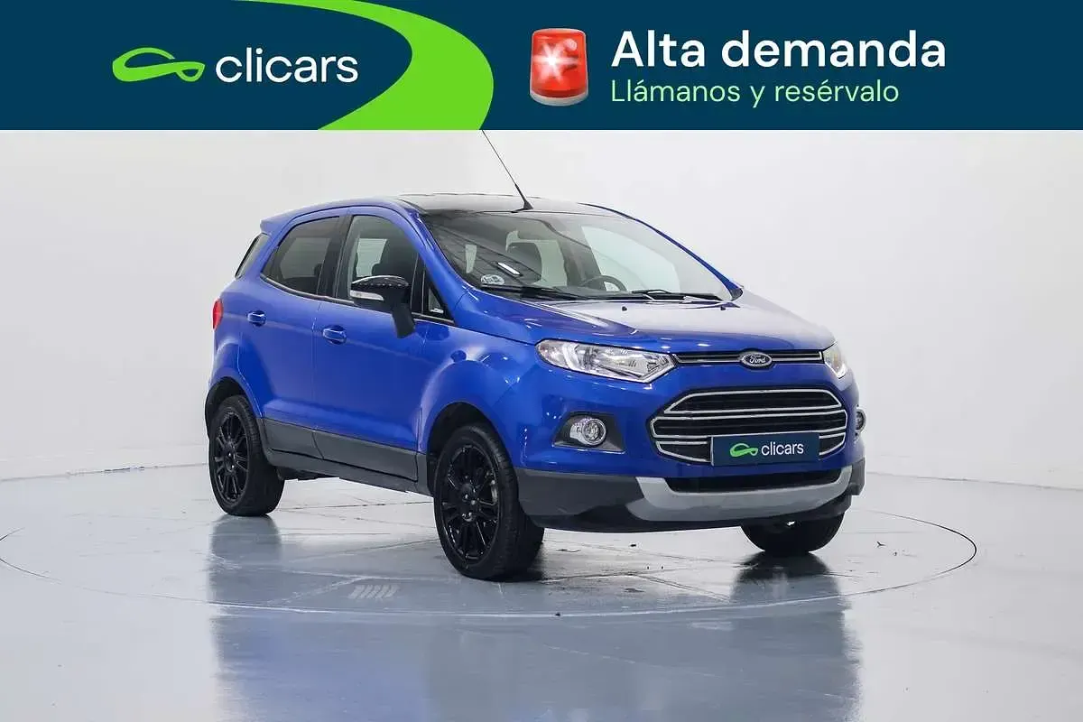 Usado Ford Ecosport Titanium 125 CV (91 kW) 2017 Azul SUV