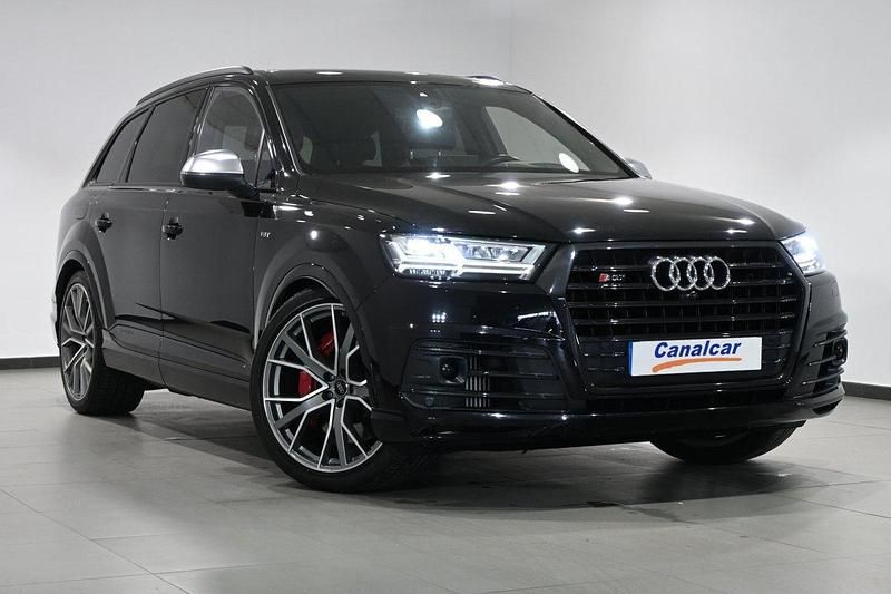Usado Audi SQ7 S-Line 435 CV (319 kW) 2017 Negro SUV