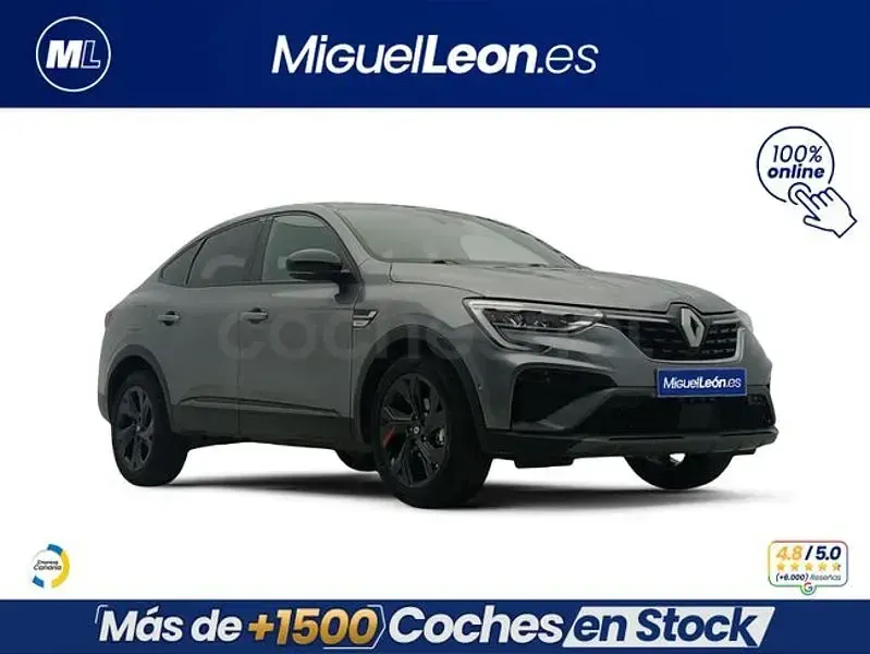 Usado Renault Arkana RS Line 140 CV (102 kW) 2022 Gris / plata SUV