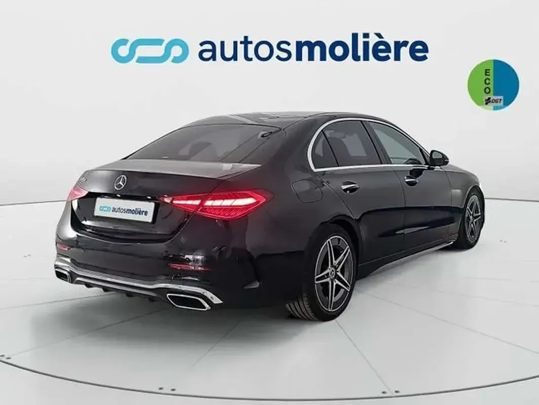 Usado Mercedes C220 200 CV (147 kW) 2021 Negro Berlina