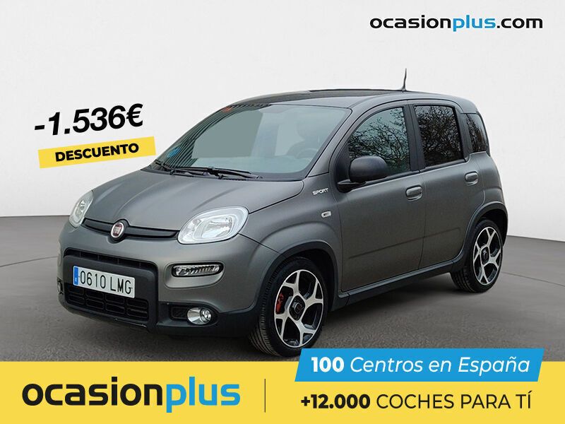 Gris Usado 2021 Fiat Panda Sport Utilitario | 12.200 € (Precio justo) - Imagen 1/4