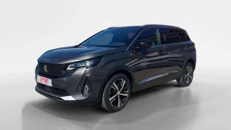 Gris Usado 2021 Peugeot 5008 GT Monovolumen | 21.900 € (Precio justo) - Imagen 1/4