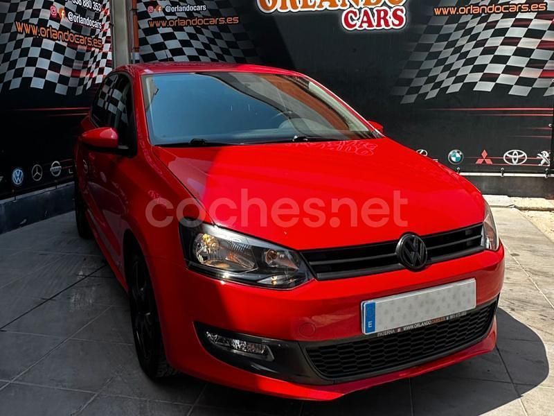 Usado VW Polo Advance 90 CV (66 kW) 2010 Rojo Berlina