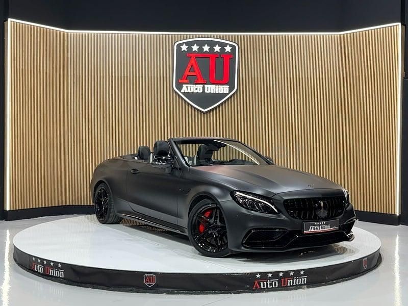 Usado Mercedes C63S AMG 510 CV (375 kW) 2016 Blanco Descapotable