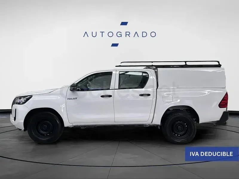 Usado Toyota HiLux 150 CV (110 kW) 2021 Blanco Pickup/Camioneta