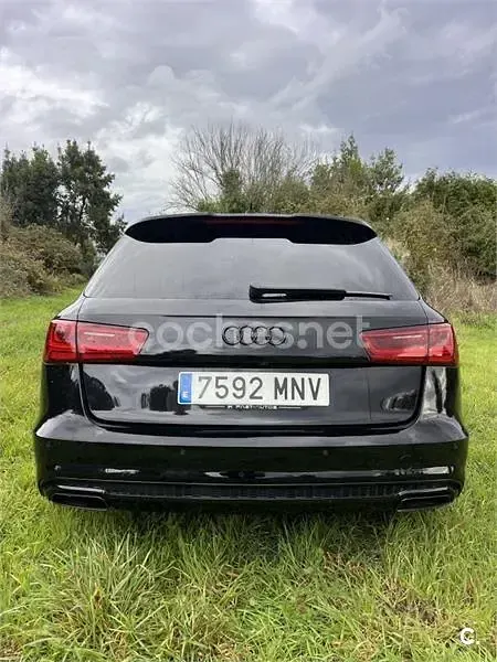Usado Audi A6 326 CV (239 kW) 2017 Negro Familiar